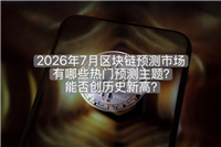 2026年7月区块链预测市场有哪些热门预测主题？能否创历史新高？