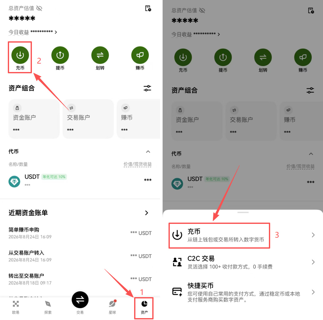 币安怎么提币到欧易?usdt跨交易所转账实操步骤(防错链必看)