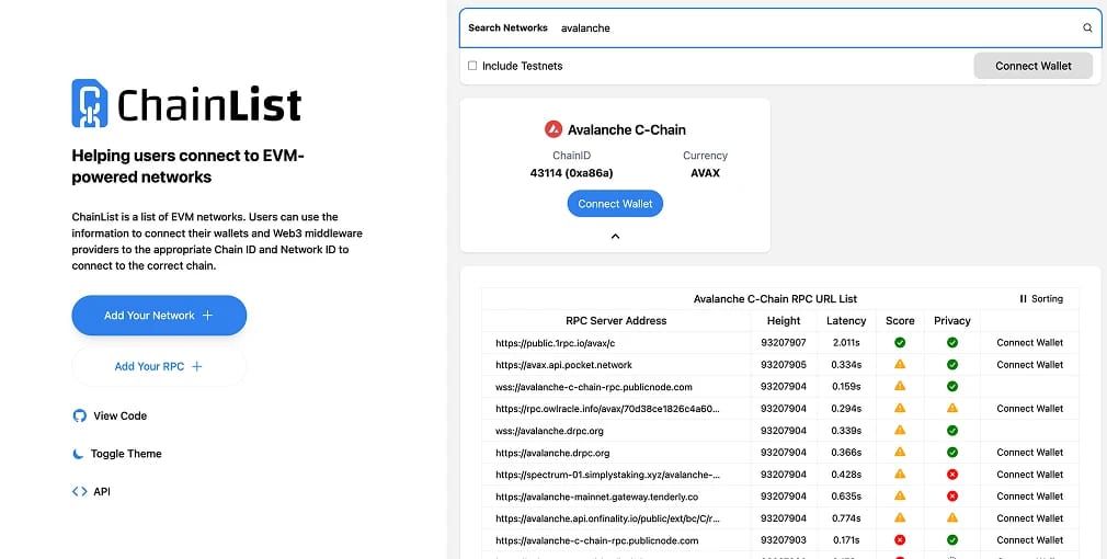如何将 avalanche 添加到 metamask