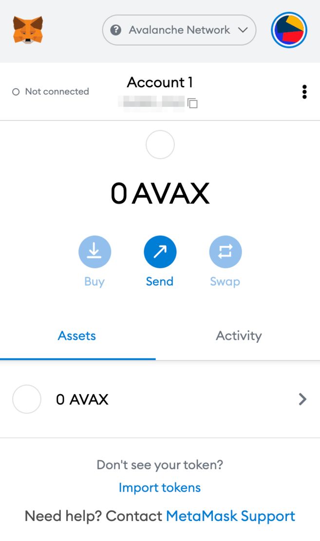 如何将avalanche与metamask关联?_图4