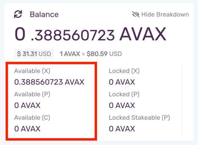 如何将avax代币转入metamask?