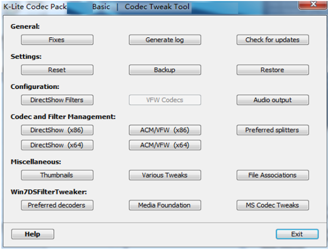 k-lite codec pack basic
