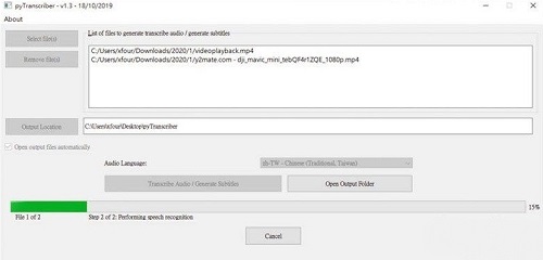pytranscriber